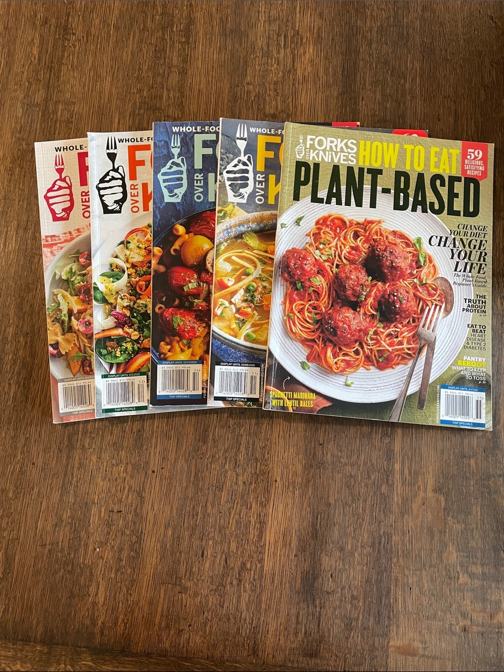Fork over Knife’s Plant Based Magazine Bundle of 5